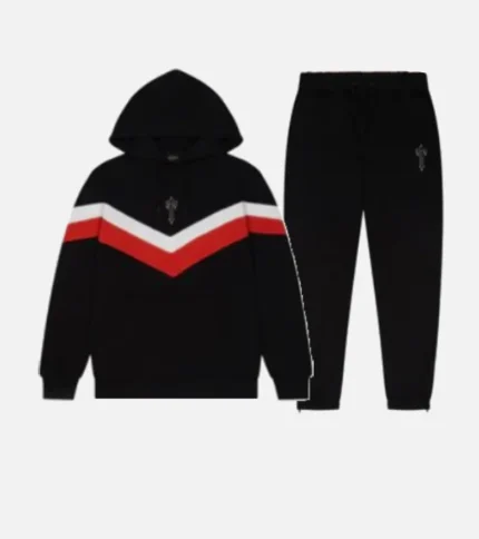 Czarny Tracksuit I Paskiem Trapstar V (3)