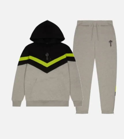 Szary Tracksuit Trapstar V W Paski (3)