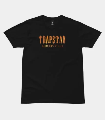 T Shirt Trapstar It’s a Secret Fire Czarny (2)