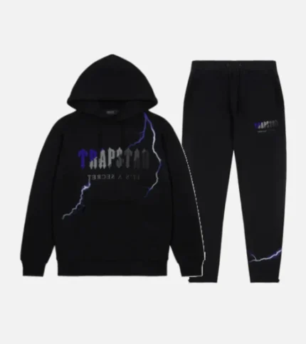 Trapstar Chenille Decoded Tracksuit W Kolorze Czarnym (3)